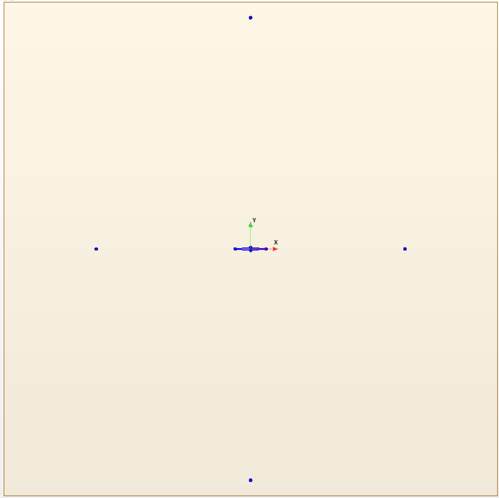 Symmetrical diamond wedge airfoil