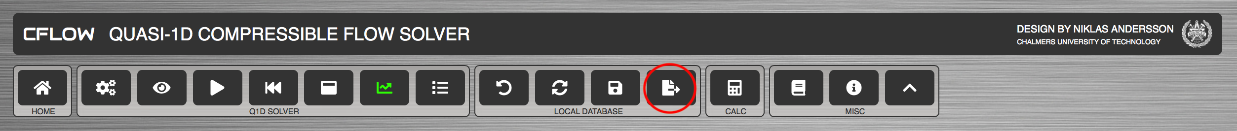 JSON export functionality